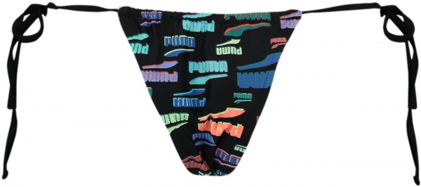 Плавки Puma PUMA SWIM WOMEN SIDE TIE TANGA STRING 1P 93806601 р.XS черный