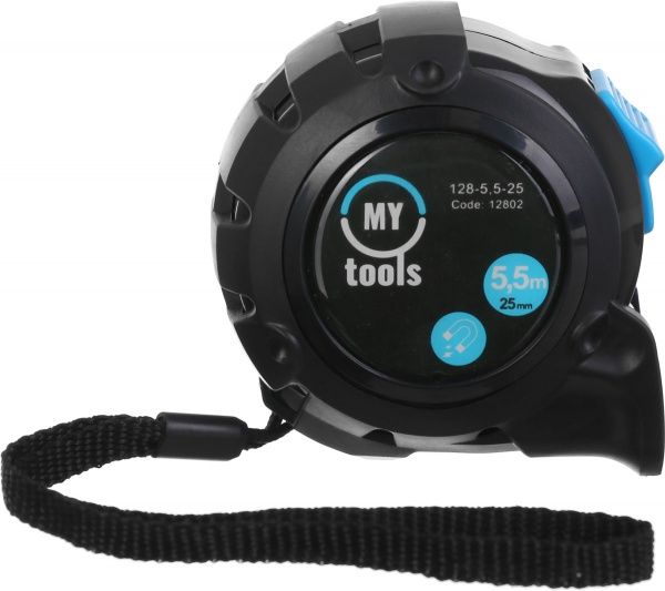 Рулетка My Tools Power+ 128-5,5-25 5.5 м x 25 мм