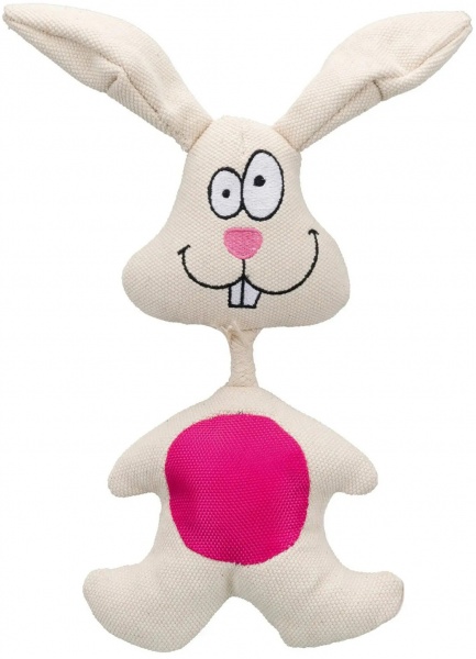 Игрушка Trixie для собак Кролик с пищалкой 29 см текстиль 35869