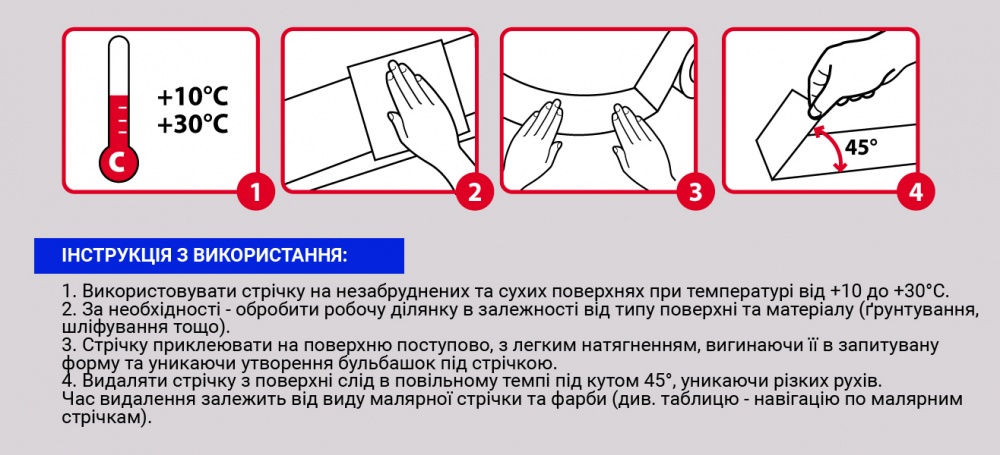 Лента малярная Mustang Da Vinci FLEX арочная гофрированная 36 мм x 50 м