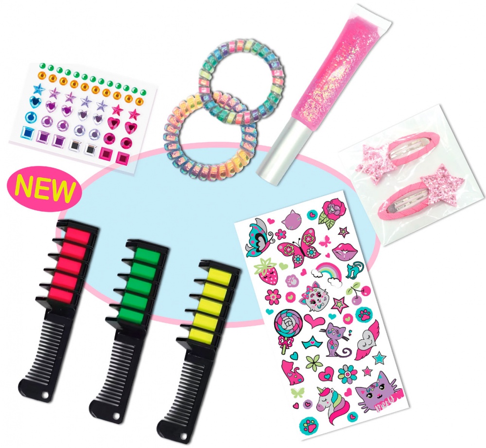 Игровой набор TOKIDAS окрашивание волос 10 аксессуаров