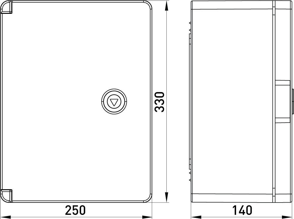 Корпус монтажний E.NEXT e.plbox.pro.p.33.25.14 p084102