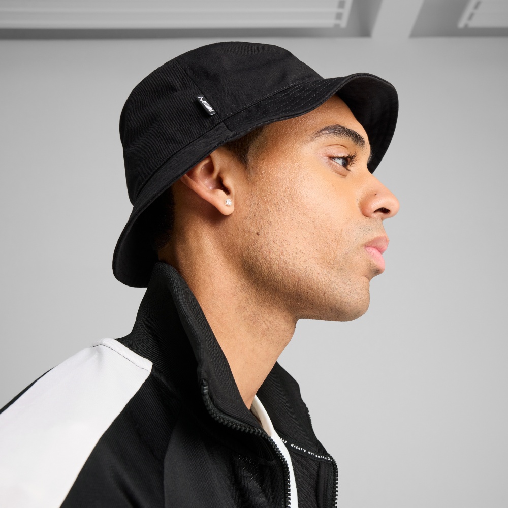 Панама Puma ESS NO.1 LOGO Bucket Hat 02598101 р.M черный