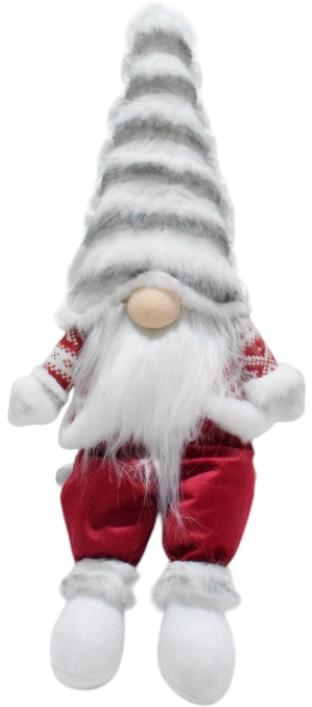 Декорация новогодняя Гном стоящий 63 см