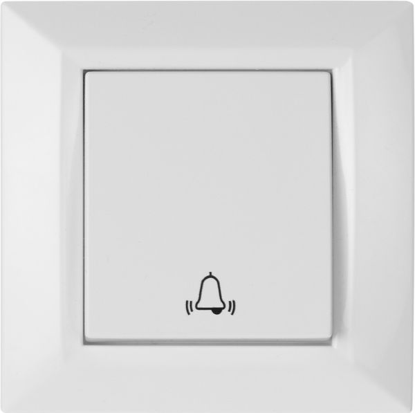 Кнопка звонка UP! (Underprice) Vesta без подсветки 10 А 220В белый