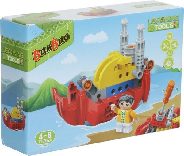 Конструктор BanBao Великі блоки Корабель