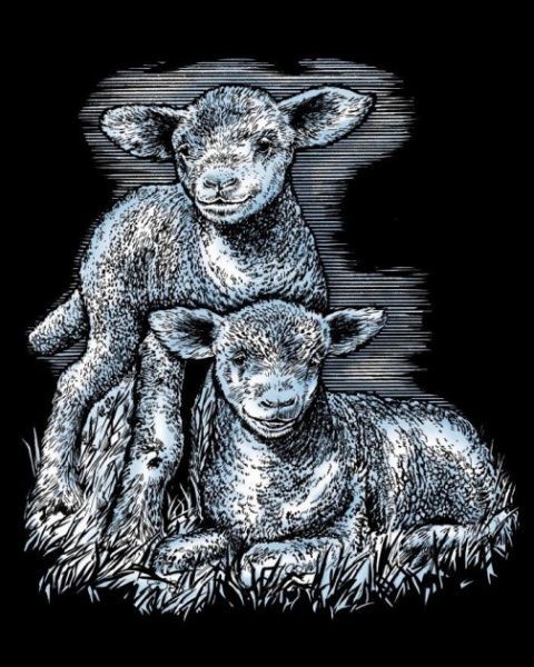 Набор для творчества Sequin Art Artfoil Silver Ягнята SA0538