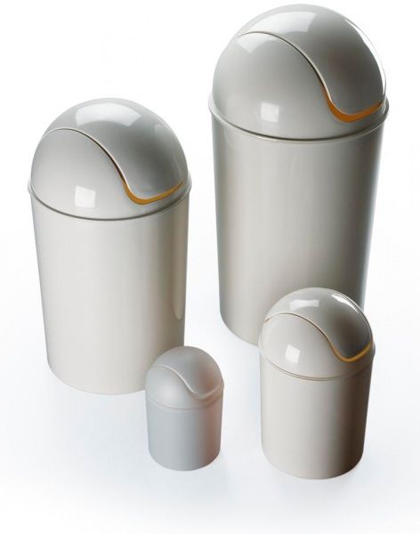 Ведро для мусора Mazzei 21,5 л светло-бежевый 8066 MZ