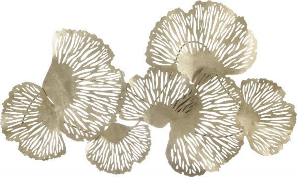 Декор настенный Goldy 87,5x140,5 см золотистый 