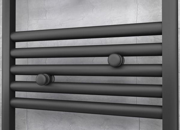 Держатель для полотенца Atlantic круглый 2012 антрацит 2 шт.