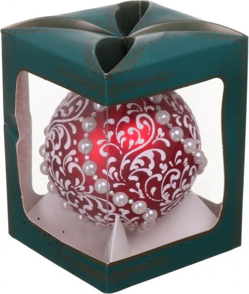 Шар декоративный Элит d 80 мм в ассортименте