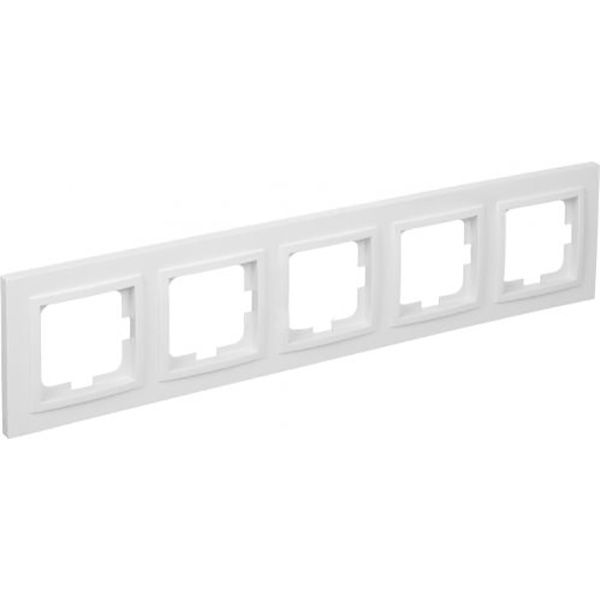 Рамка п'ятимісна Mono Despina універсальна білий 102-190000-164