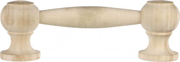 Ручка дверная для бани 190 мм дерево светлое