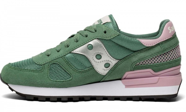 Кроссовки Saucony SHADOW ORIGINAL 1108-796s р.US 6,5 зеленый с серебристым