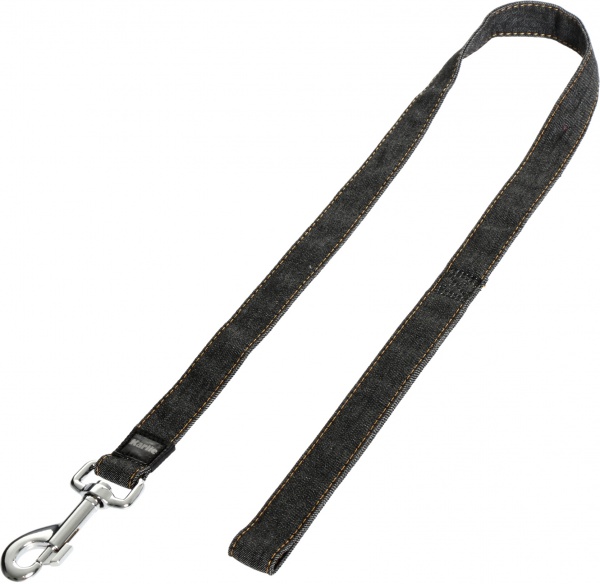 Поводок Karlie Art Joy джинс черный 2,5х100 см 04-64659