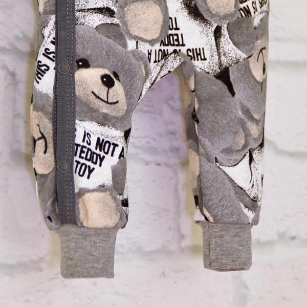 Чоловічок унісекс Blanka Ведмедик р.86 сірий 110013 