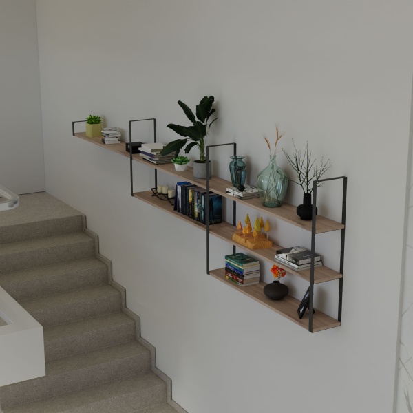 Кронштейн для полиць Valore Прямокутник Loft SB-R-28