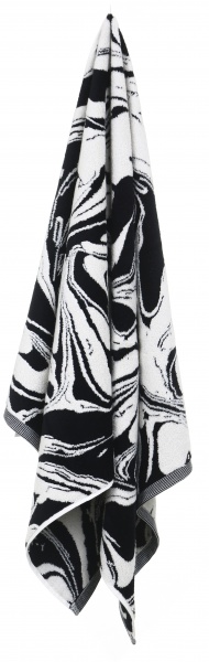 Полотенце Manchas 70x140 см черный 