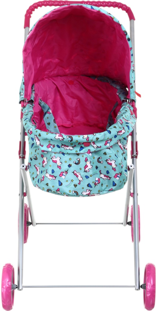 Коляска для ляльок PIXIE 63.5х36х73 см блакитно-рожевий 9308