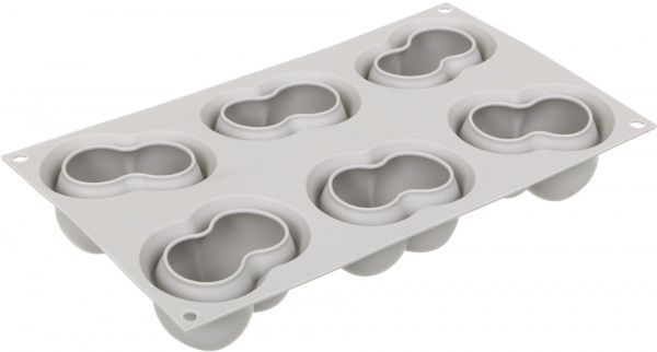 Форма для випічки Rosso cielegia 7,5x5 см PX-10201 Silikomart