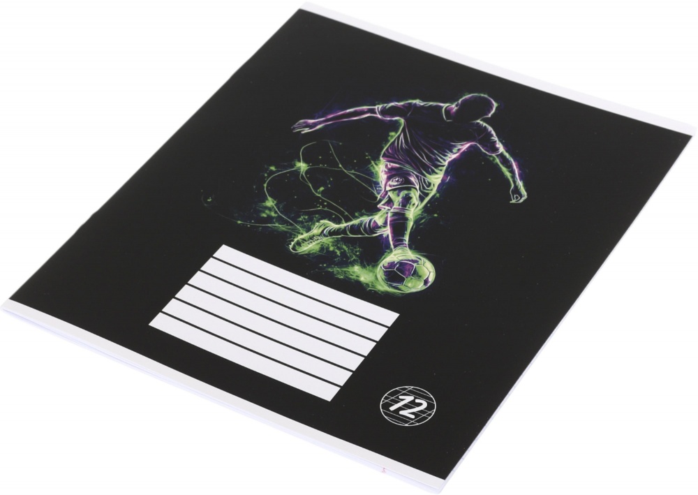 Тетрадь школьная Neon movement_25 12 листов коса линия Nota Bene