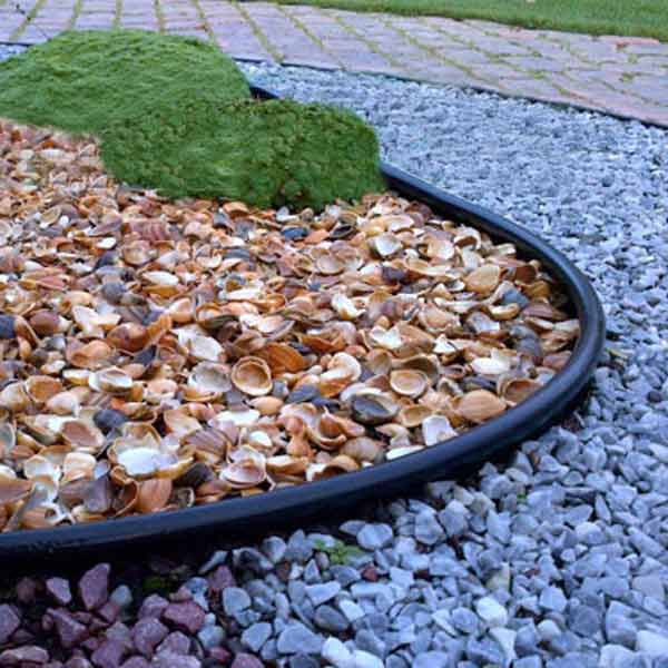 Декоративний бордюр Standartpark  Чорний бордюр «Кантрі» L10000, рул.-10м.