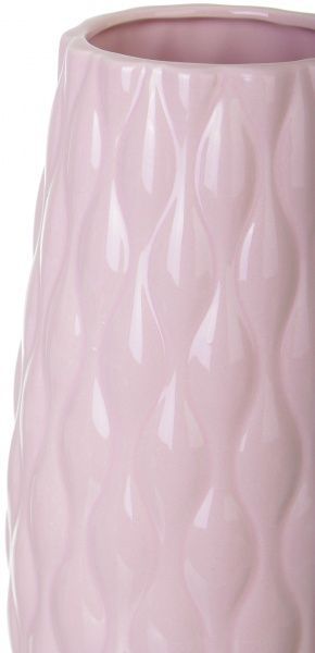 Ваза 13x26,5 см розовая Dehua