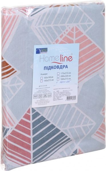 Підковдра бязь 200x215 см в асортименті Home Line 
