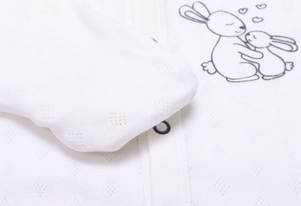 Комбинезон детский унисекс Minikin р.56 молочный 21230556 