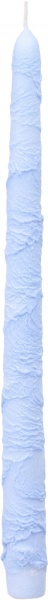 Свічка конусна хвиля блакитна 30 см Pako-If
