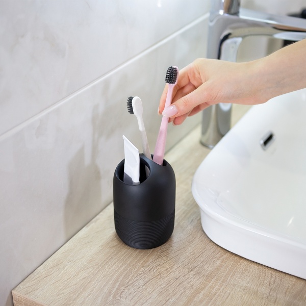 Подставка для зубных щеток MVM Boston BA-03 Black