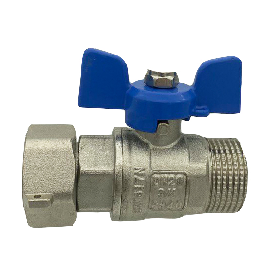 Кран Gross с накидной гайкой 20 прямий