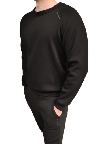 Світшот LOGOS-Tac реглан теплий 04-06-00-0042 р.XL чорний