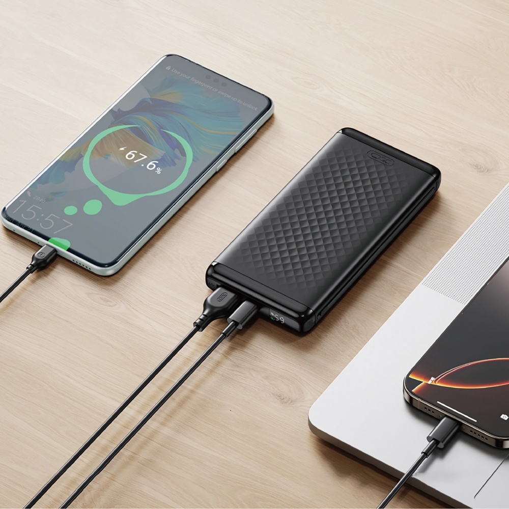 Повербанк Xo PB308 10000 mAh black (PB308.black)