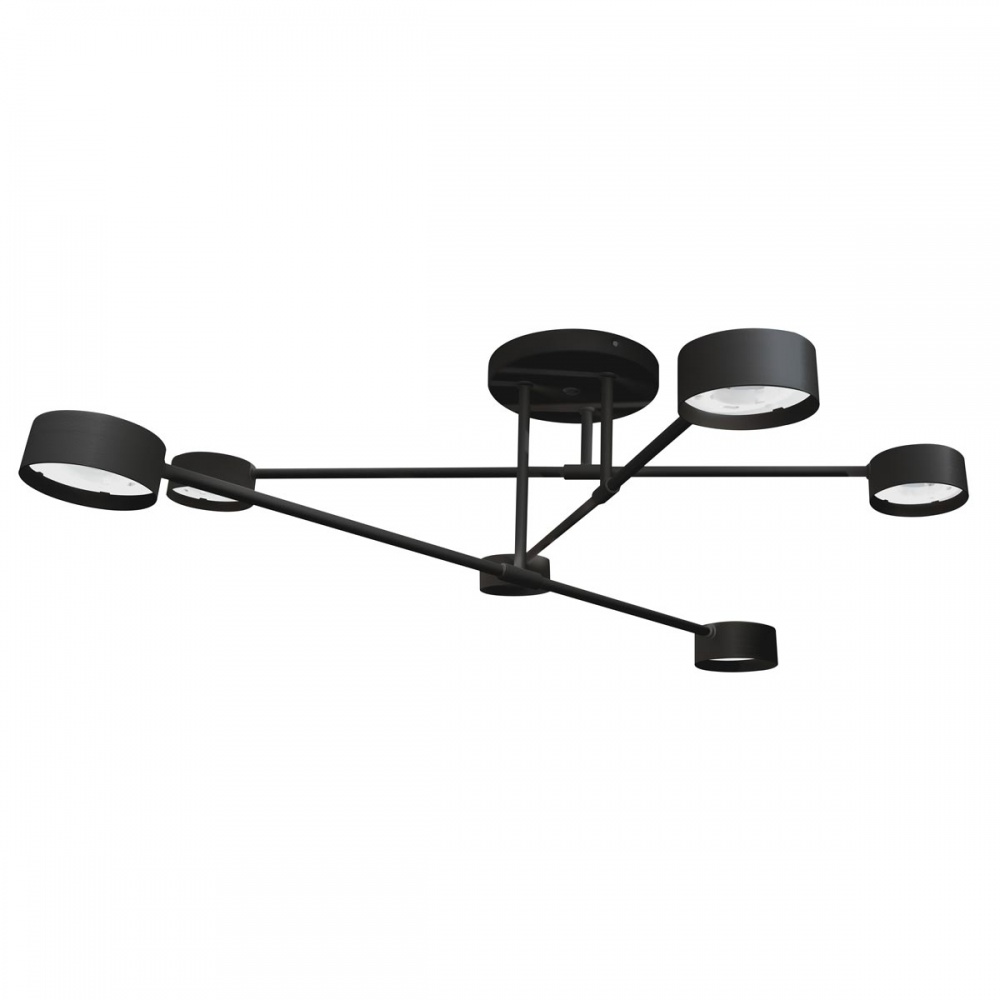 Люстра стельова LIGHT SET NADIYA 6xGX53 чорний