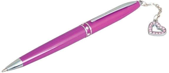 Ручка кулькова Love з кристалами у футлярі 