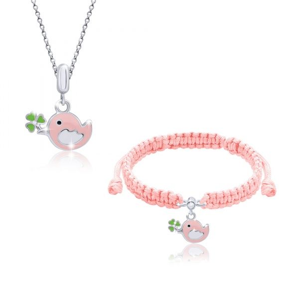 Кулон UMa&UMi Пташка рожева