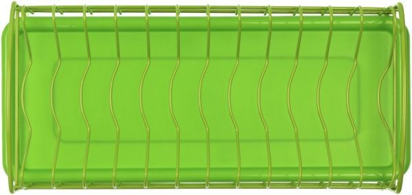 Сушарка для посуду настільна 42,5x19x10,7 см салатовий Lemax