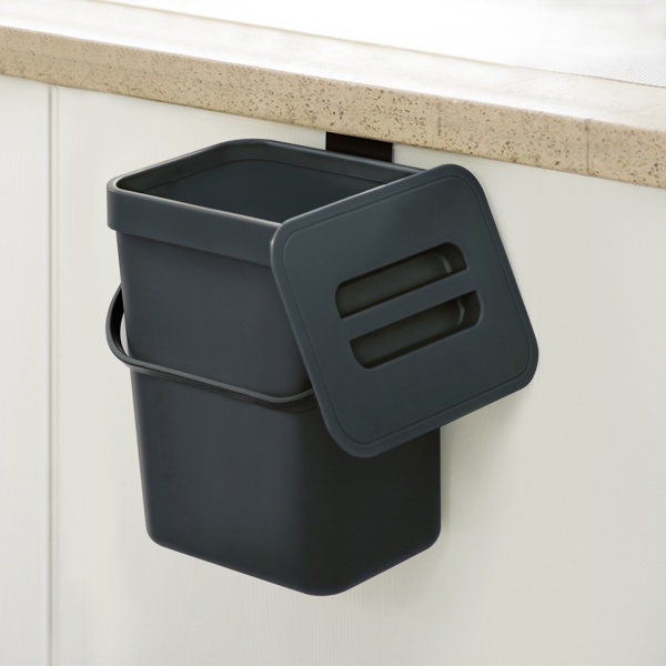 Ведро для мусора MVM BIN-11 5 л антрацит BIN-11 5L ANTHRACITE