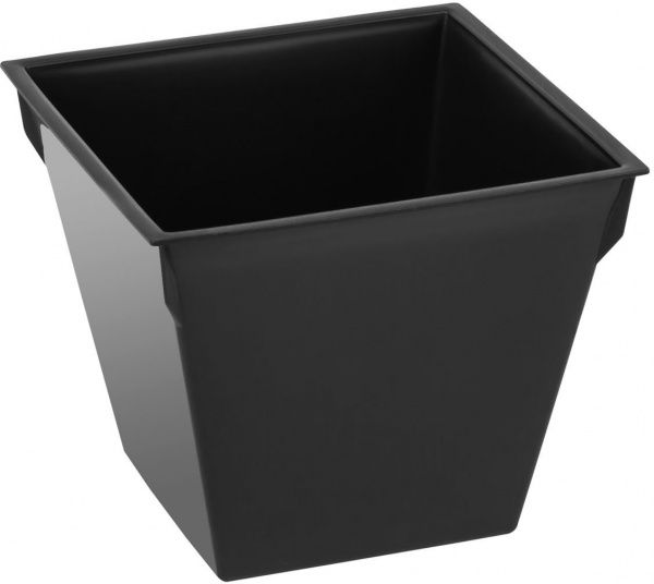 Горщик пластиковий Prosperplast Urbi twist P квадратний 2,8л прозорий рожевий (73964-9) 