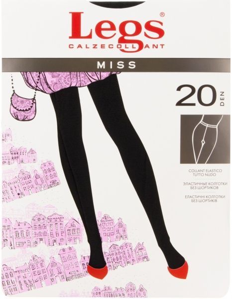 Колготки Legs MISS 20 den NERO р. 2 чорний 