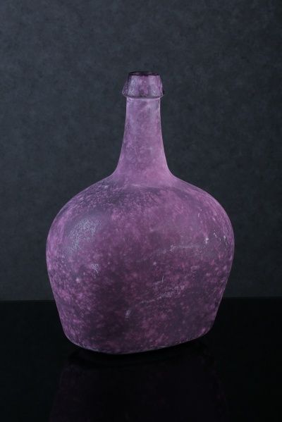 Ваза стеклянная бургунди Victoria 38х18 см San Miguel