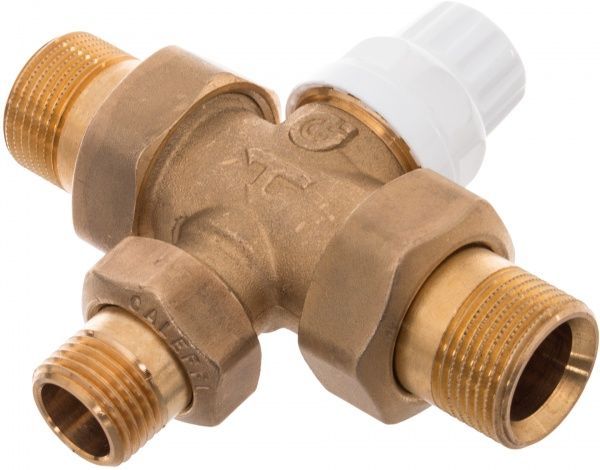 Трехходовой термостатический клапан Caleffi под термоголовку 3/4 677050