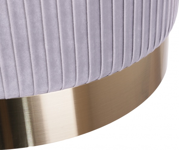 Сундук-пуф Francis светло-серый 36х36х44 см 