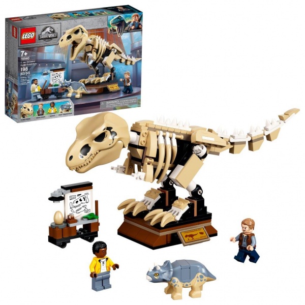 Конструктор LEGO Jurassic World Виставковий скелет тиранозавра 76940