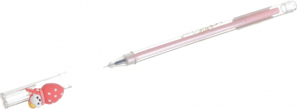 Ручка гелева Чарівний коктейль рожева 