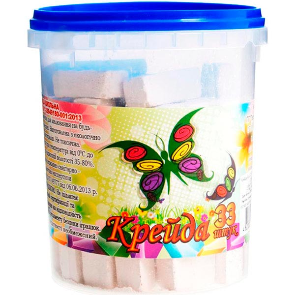 Мел школьный 33 шт. белый iTEM110721P iTEM