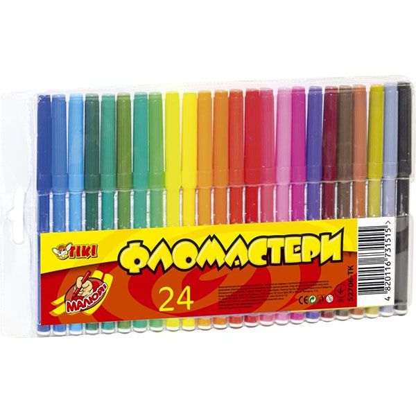 Фломастеры 52706-TK 24 шт. Тікі