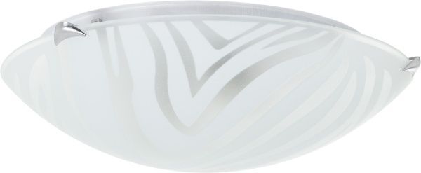 Светильник настенно-потолочный УТ Сяйво НПБ Виктория 2x60 Вт E27 белый 3017 