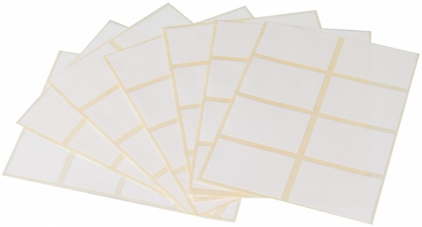 Этикетки UPM-Kymmene Crystal 38*25 мм 